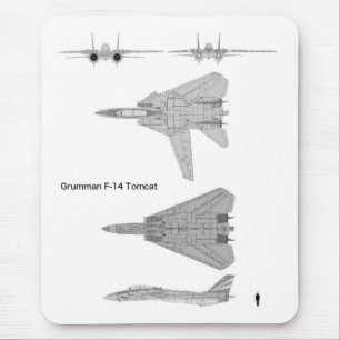 Tapis De Souris Grumman F-14 Tomcat マ パ ド