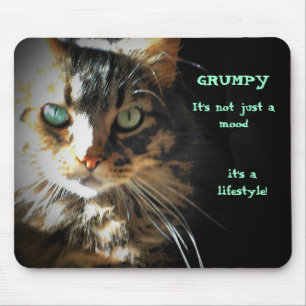 Tapis De Souris Grumpy est une souris de style de vie