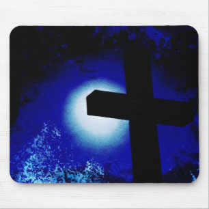 Tapis De Souris Grunge Cross Moonlight Pad