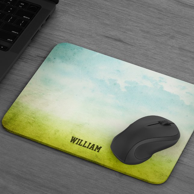 Tapis De Souris Grunge Paint Mouse Pad avec nom personnalisé (Créateur téléchargé)