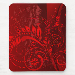 Tapis De Souris grunge rouge