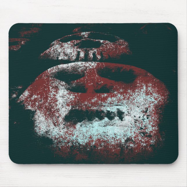 Tapis De Souris Grunge Skuls Pad Souris (Devant)