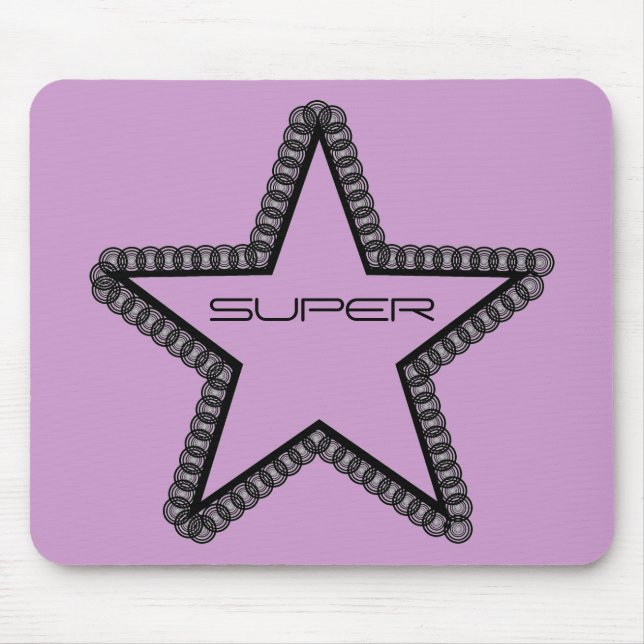 Tapis De Souris Grunge Superstar Mousepad (Devant)