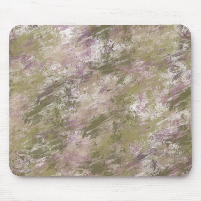 Tapis De Souris Grunge vert rose Abstrait (Devant)