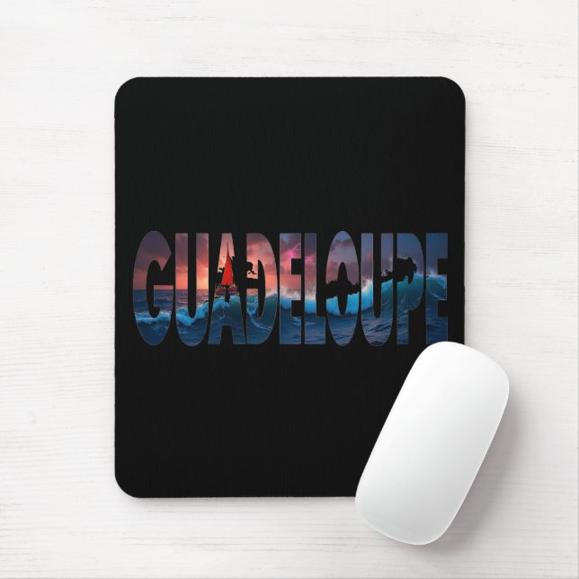 Tapis De Souris Guadeloupe Sunset | Mouse Pad (Avec souris)
