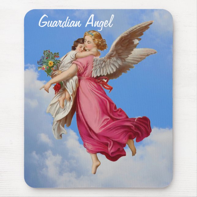 Tapis De Souris Guardian Angel Enfant Inspiration (Devant)