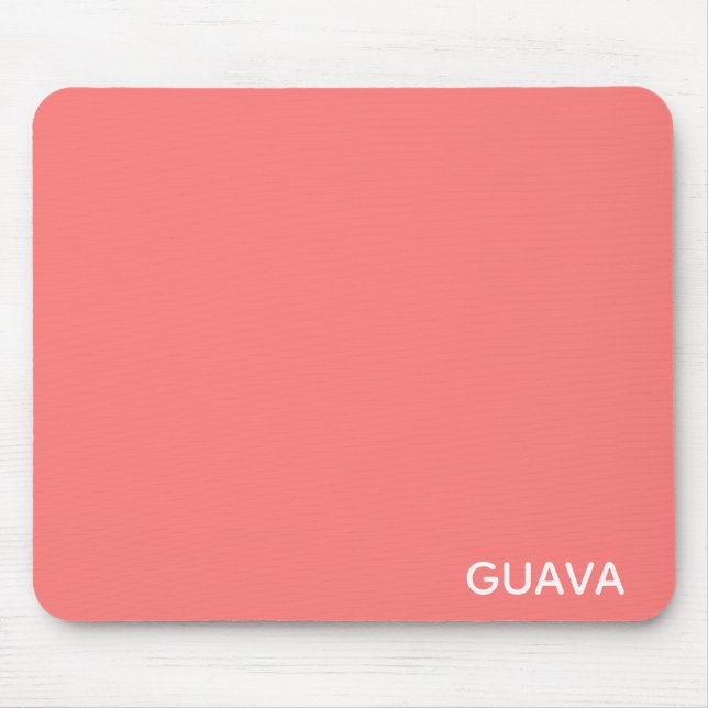 Tapis De Souris Guava pink color name (Devant)