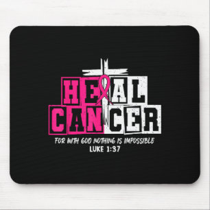 Tapis De Souris Guérir le cancer Croire en Dieu Chrétien Cancer du
