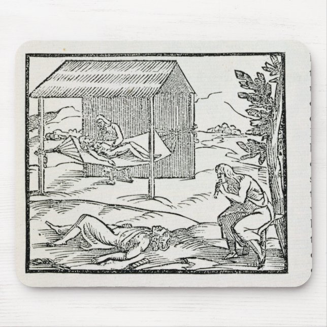 Tapis De Souris Guérir le malade, indigènes de Hispaniola (Devant)