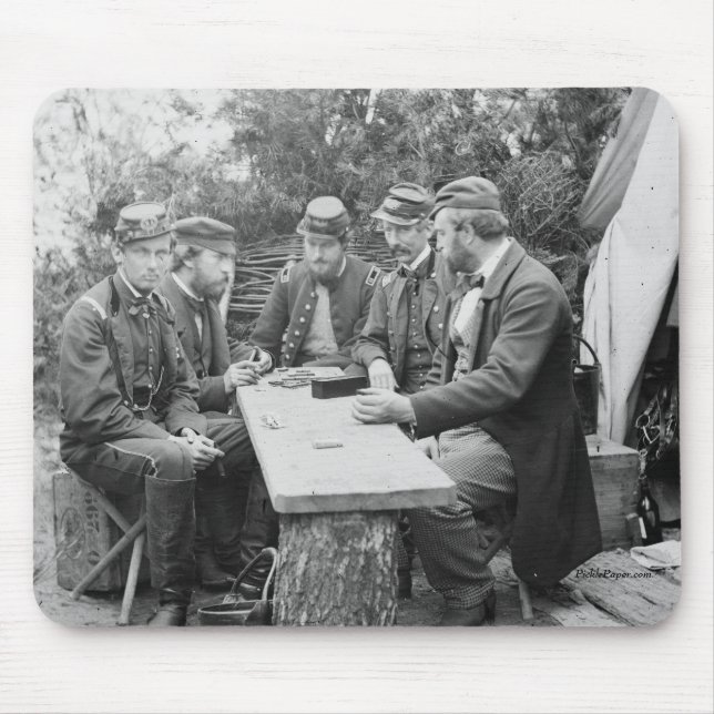 Tapis De Souris Guerre civile Mousepad, dominos (Devant)