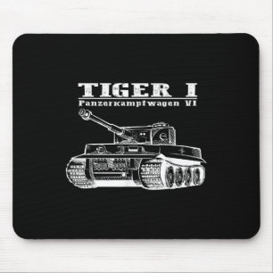 Tapis De Souris Guerre Mondiale 2 Un Tigre Allemand De Tank I A Pa