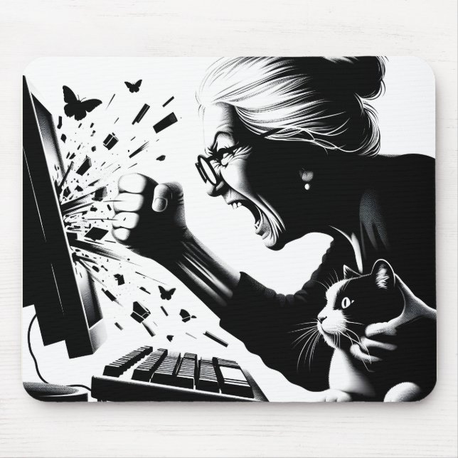 Tapis De Souris Guerrier de clavier (Devant)