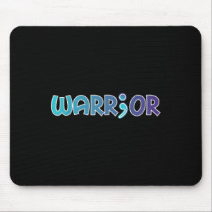 Tapis De Souris Guerrier de la dépression anti-suicide Anxiété sen