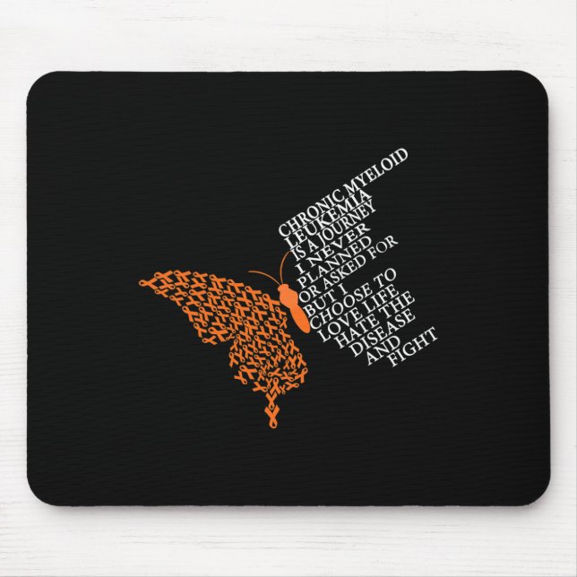 Tapis De Souris Guerrier de la leucémie myéloïde chronique (Devant)