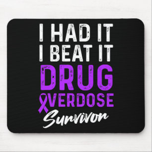 Tapis De Souris Guerrier de la sensibilisation au surdosage de dro