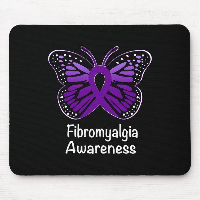 Tapis De Souris Guerrier de la sensibilisation Ruban Violet de sou (Devant)