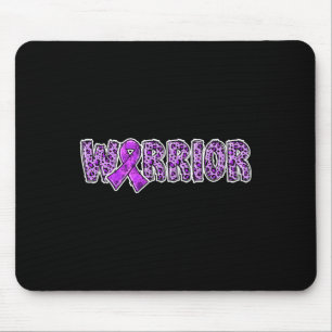 Tapis De Souris Guerrier de sensibilisation au surdosage Ruban Vio