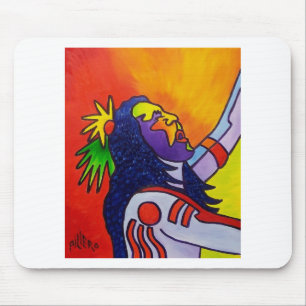 Tapis De Souris Guerrier d'esprit par Piliero