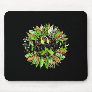 Tapis De Souris Guerrier en santé mentale Leopard Tournesol Ribb v