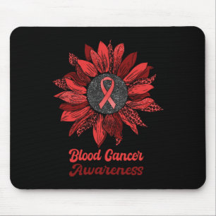Tapis De Souris Guerrière de la sensibilisation au cancer du sang 