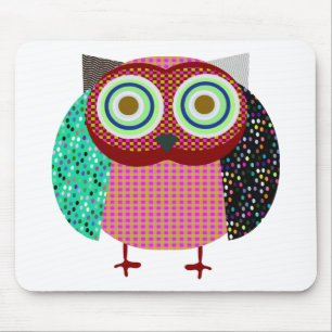 Tapis De Souris gufo d'oiseau de hibou