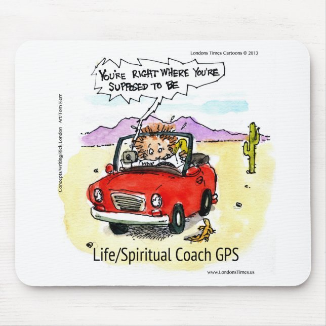 Tapis De Souris Guide de vie GPS (Devant)