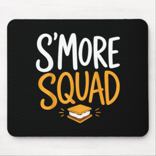 Tapis De Souris Guimauve feu de camp camping s'mores 