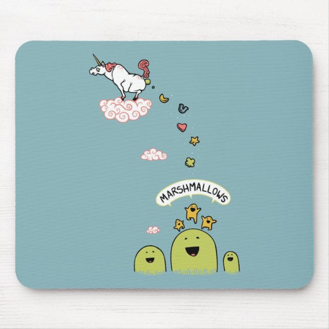 Tapis De Souris Guimauves de licorne (Devant)