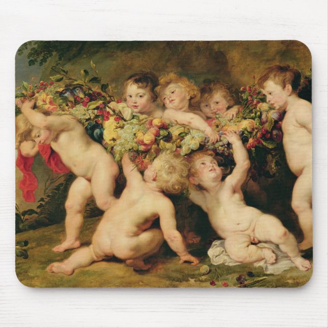 Tapis De Souris Guirlande du fruit, c.1615-17 (Devant)