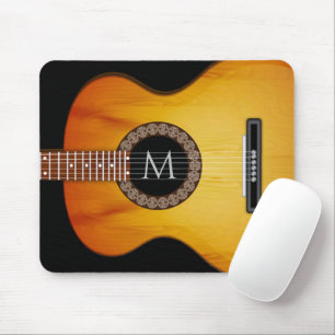 Tapis De Souris Guitare acoustique monogramme