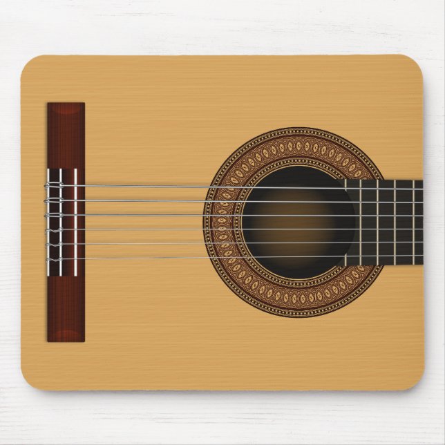 Tapis De Souris Guitare acoustique Mousepad (Devant)