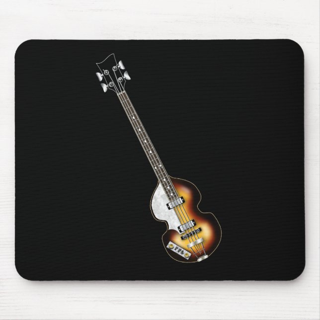 Tapis De Souris Guitare basse de violon (Devant)