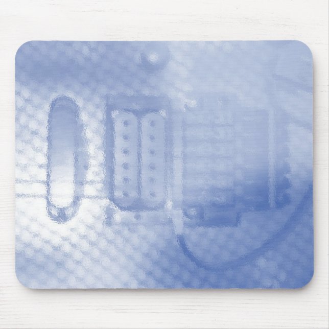 Tapis De Souris Guitare bleue (Devant)