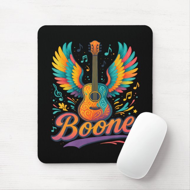Tapis De Souris Guitare Boone (Avec souris)