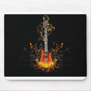 Tapis De Souris Guitare électrique Mousepad