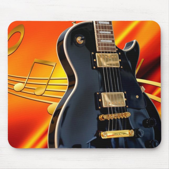 Tapis De Souris Guitare et notes (Devant)