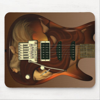 Tapis De Souris Guitare rêveuse - grâce Mousepad