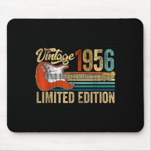 Tapis De Souris Guitare vintage 1956 70 ans 70ème anniversaire