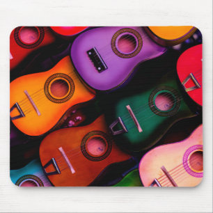 Tapis De Souris Guitares colorées