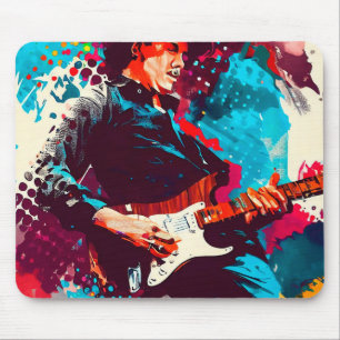 Tapis De Souris guitariste cool