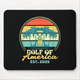 Tapis De Souris Gulf Of Usa America Shirt Est 2025 Retro Vintage B