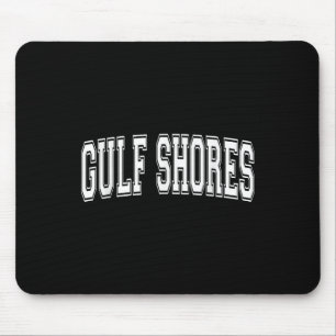 Tapis De Souris Gulf Shores Al Alabama Usa Vintage Sports Varsity