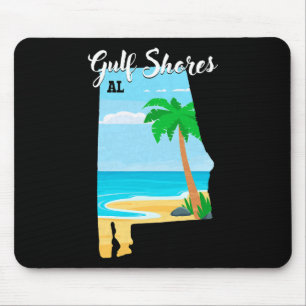 Tapis De Souris Gulf Shores Al Vintage Orange Beach Alabyma Voyage