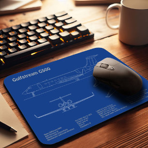 Tapis De Souris Gulfstream G500 - Plan directeur de l'avion AD