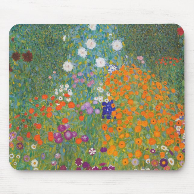 Tapis De Souris Gustav Klimt // Bauerngarten // Jardin Agricole (Devant)