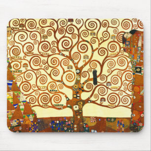 Tapis De Souris Gustav Klimt L'Arbre de la Vie Art fine