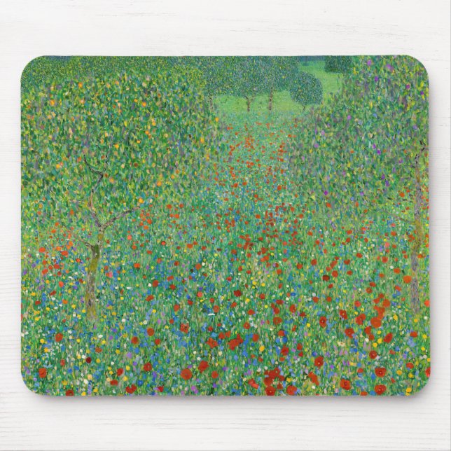 Tapis De Souris Gustav Klimt - Poppy Field (Devant)