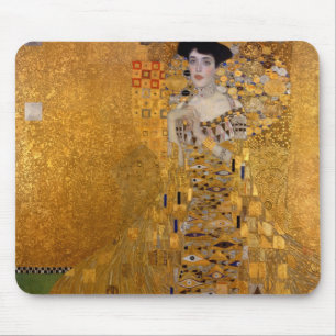 Tapis De Souris Gustav Klimt // Portrait d'Adele Bloch-Bauer.