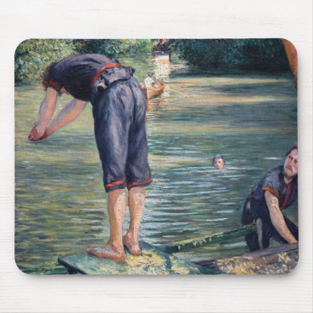 Tapis De Souris Gustave Caillebotte - Bathers, Banque des Yerres (Devant)