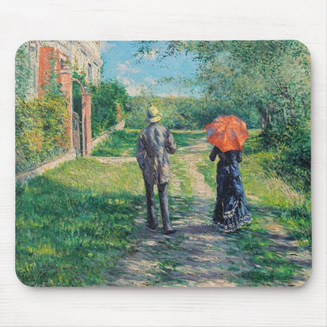 Tapis De Souris Gustave Caillebotte - Le Chemin montant (Devant)